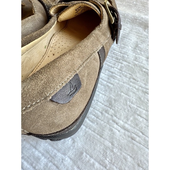 Sperry Top-Spider Shoes Ladies Suede Loafers Shoes With Buckle - Picture 3 of 7